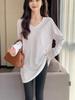 Plus Size Women's Thermal Fleece Long Sleeve Top - Autumn/Winter Warm Base Layer, Solid Color, 200 jin.