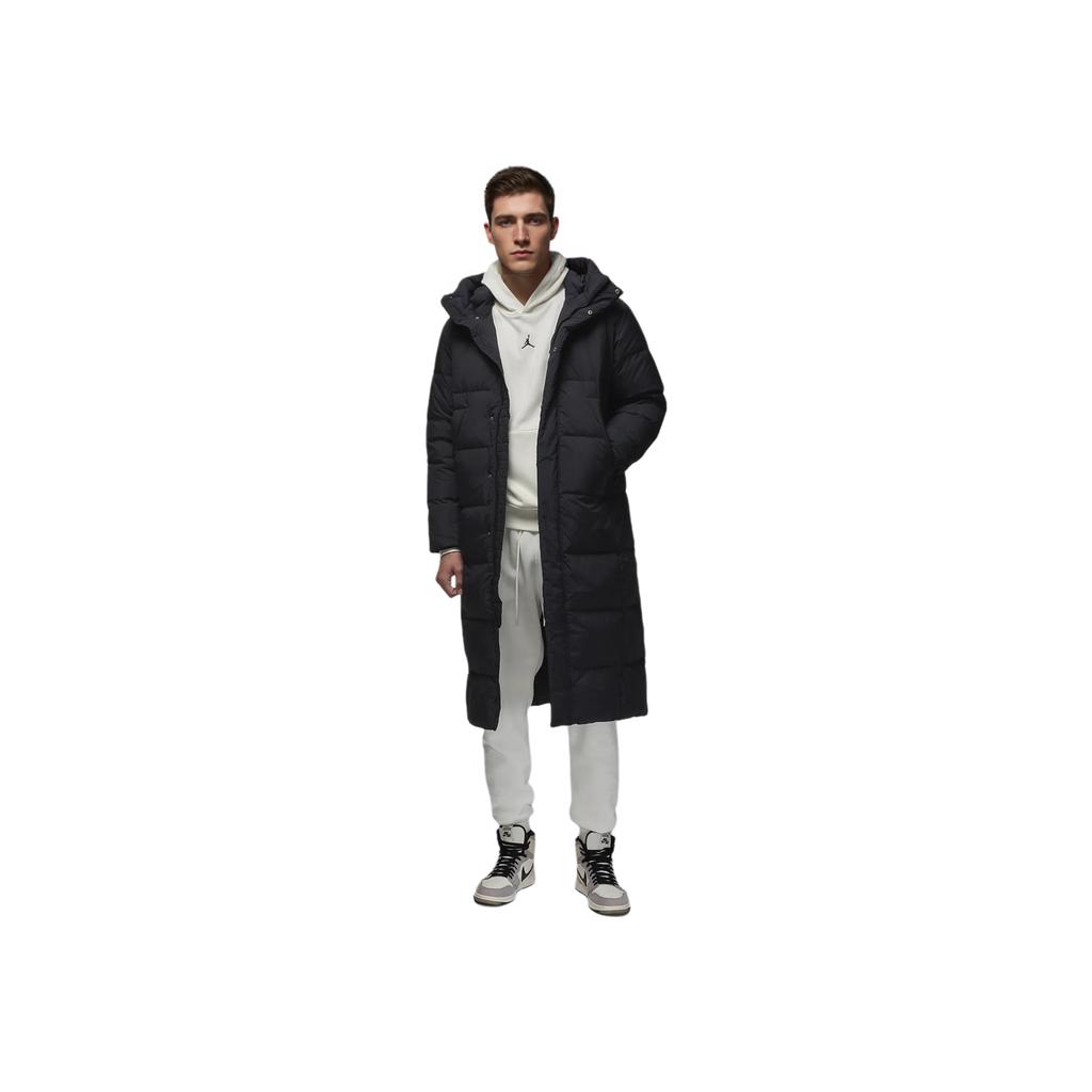 Jordan Flight Therma-Fit Mugav Stiilne Ühevärviline Parka Meeste pealisrõivad Must FV7269-010