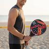 Racchetta da Beach Paddle Leggera Racchetta da Padel Racchetta da Tennis Ammortizzante per Studenti, Principianti,