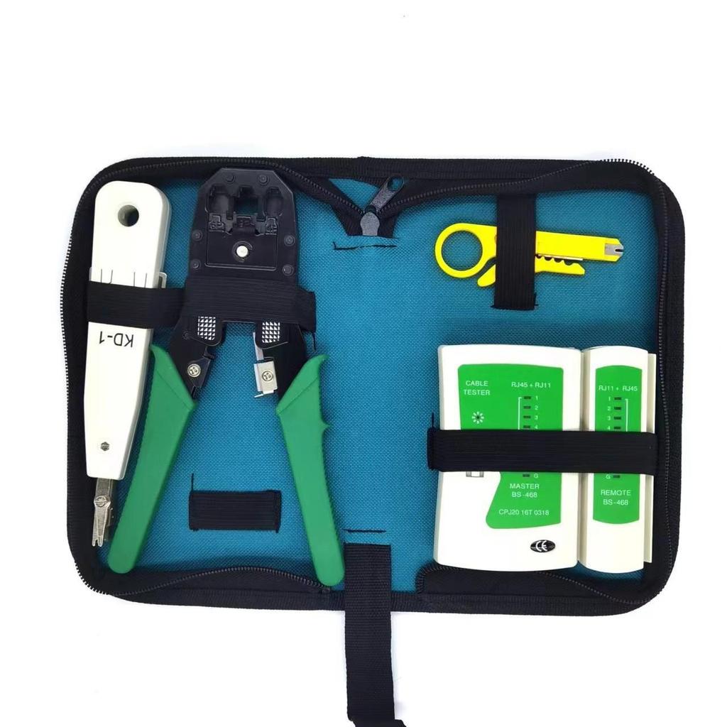 Haushalts-Netzwerkkabel-Werkzeugset mit Installationstester und Zange