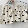 Love Wind Pajamas Girls Summer Thin Short-Sleeved Shorts Cardigan Niche Loose Loungewear Real Shot