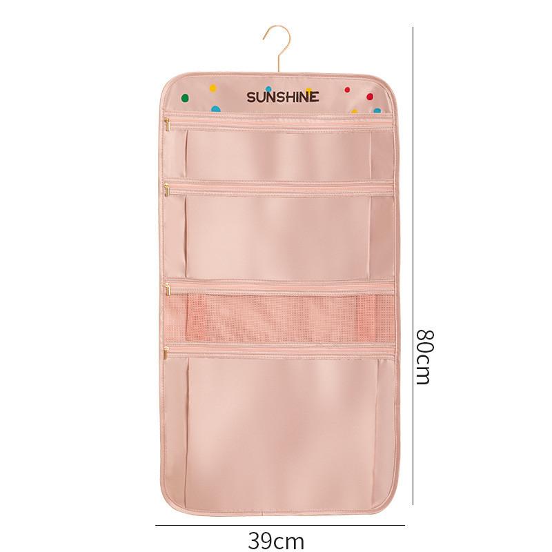 Polyester Hanging Storage Bag With Multifunctional Organizer For Bedroom And Closet Use