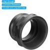 PATIKIL Poly Cam Lock Fittings, Part a 4" Male Adapter x 4" Female NPT Thread Cam Groove Hose Fittings Polypropylene Cam Lock Fittings, Black