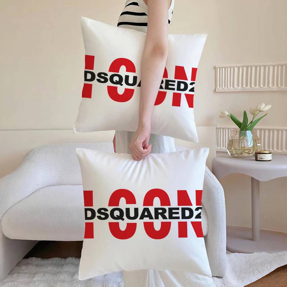 Anime D-DSquaredS Kissenbezug Sofa und Wohnzimmer Dekorative Kissenbezüge Staubdicht und Milbendicht Versteckter Reißverschluss