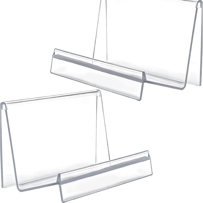 12 PCS Purse Display Stands, Clear Plastic Purse Organizer Holder for Wallets, Clutches, Sunglasses, Perfume, Lipstick, Earrings, Jewelry,
