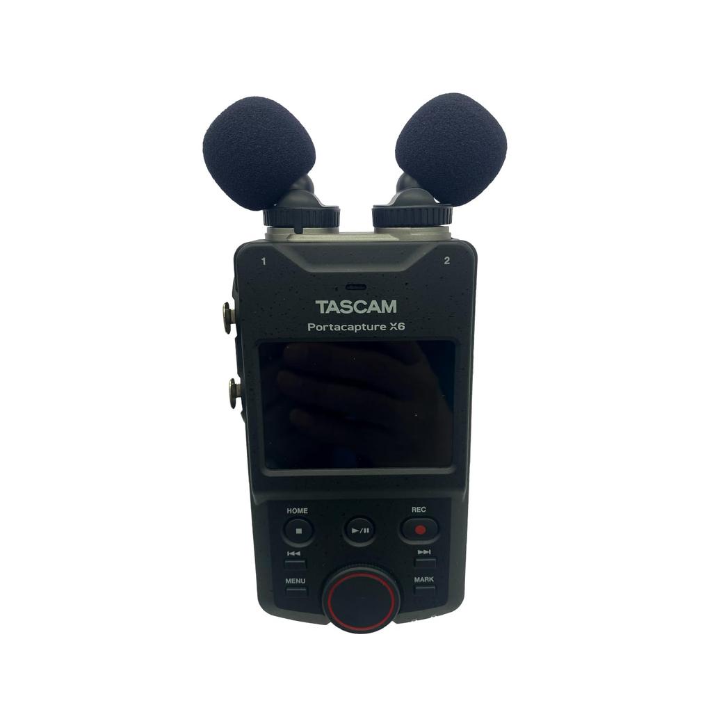 Dead Cat Wind Muff Pop Filter for Tascam X6 X8 Headset Windscreen Microphone Foam Cover for Tascam X6 X8 (Black)