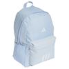 Adidas 3 StripesSportswear Plain Weave Fabric Backpack Unisex Crystal Blue & White KQ7972