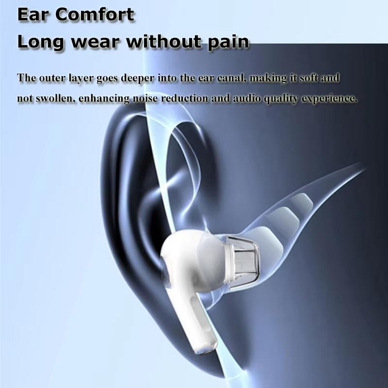 2025Latex Ear Tips for AirPods Pro Anti-slip Ear Tips Dustproof Anti-allergic Ear Plugs for AirPods Pro 2 Silicone Eartips Cover