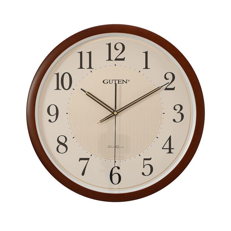

Modern Fashion Wall Clocks Simple Living Room Wall Watch Bedroom Silent Round Clock Creative Nordic Home Decoration Accessories коричневый