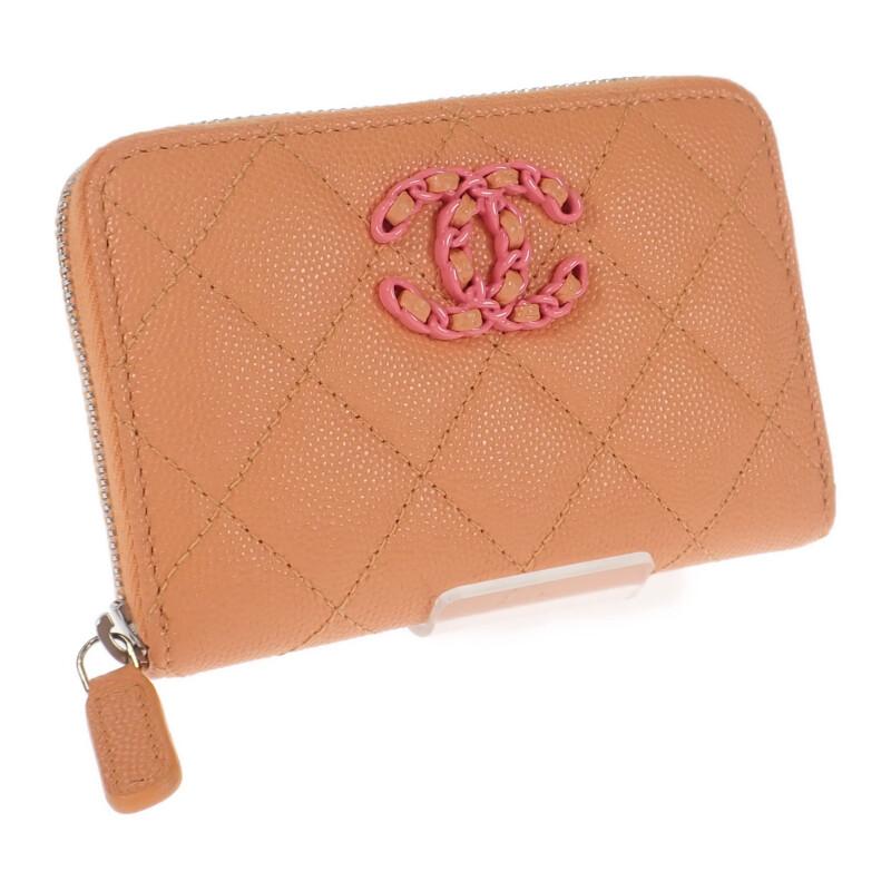 CHANEL  AP3716_B14928_NS838 Coin case Orange Women