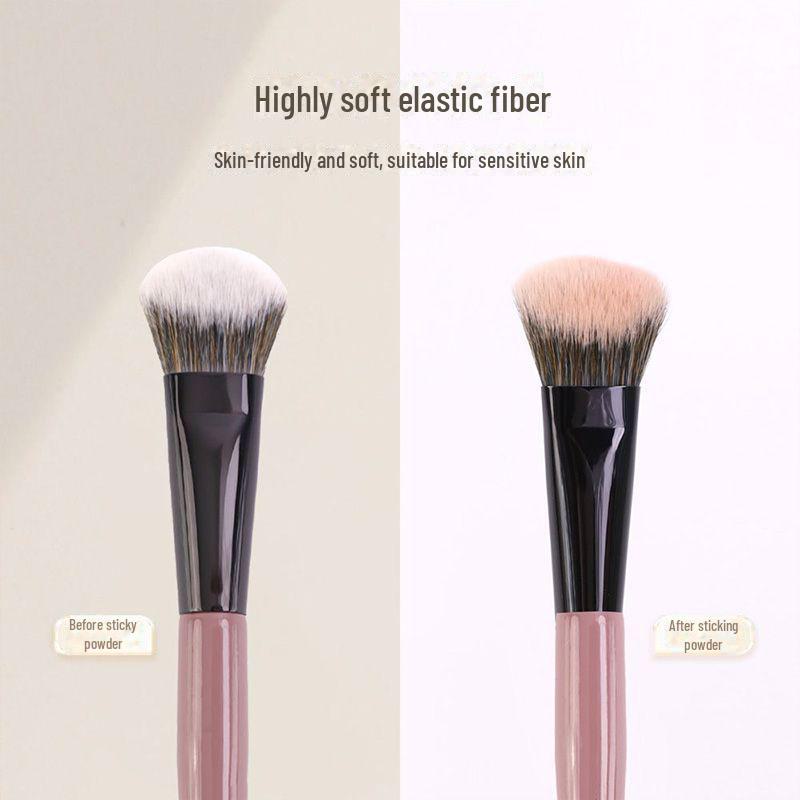 Soft Hair Liquid Blush & Contour Brush - Cream and Slope Design