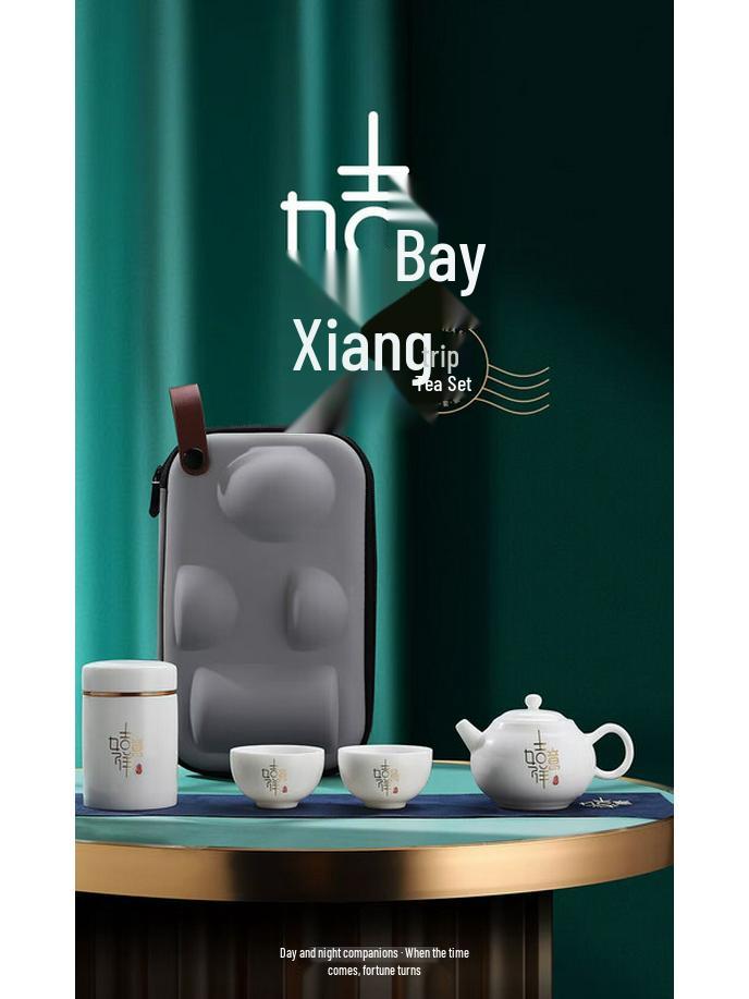 Nordic Style Portable Ceramic Tea Set