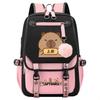 Korean Stray Kids Backpack Student Bag Men'S And Women'S Fashion Backpack Travel Bag Usb Computer Bag