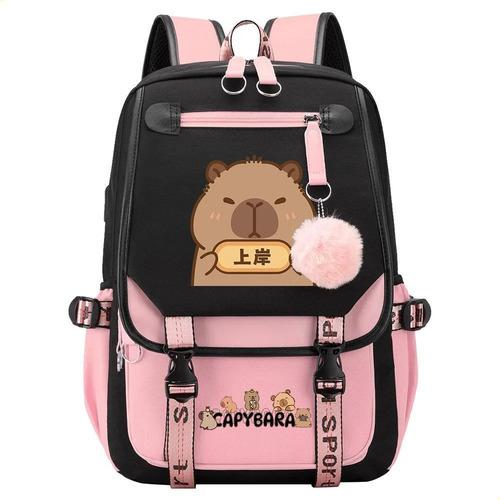 Korean Stray Kids Backpack Student Bag Men'S And Women'S Fashion Backpack Travel Bag Usb Computer Bag