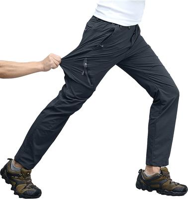 [TACVASEN] Calças de Trabalho para Exterior para Homem, Roupa de Primavera, Calças de Trekking, Calças Cargo Elásticas, Caminhada, Montanhismo, Verão, Refrescantes, Acampamento, Pesca