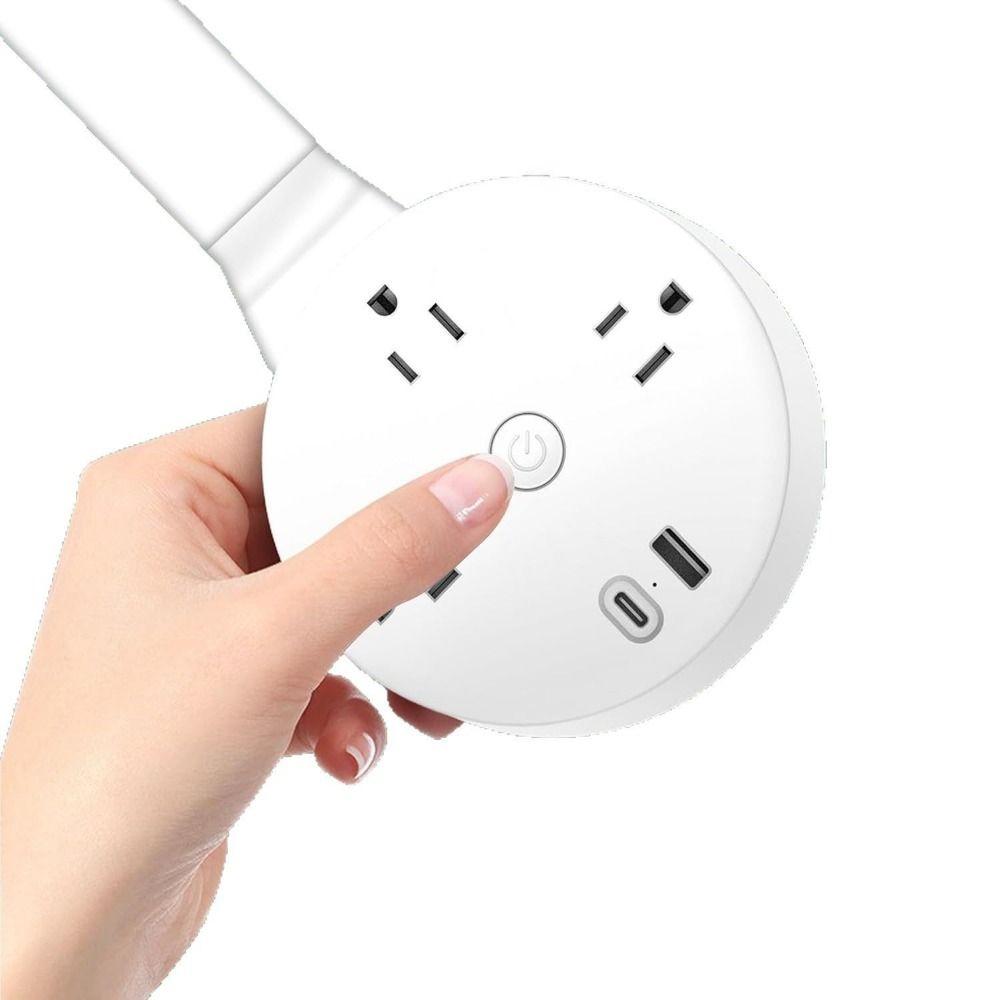 US Electrical Outlet Extender Punch-free Storage Holder For Behind Couches, Nightstands, Desks