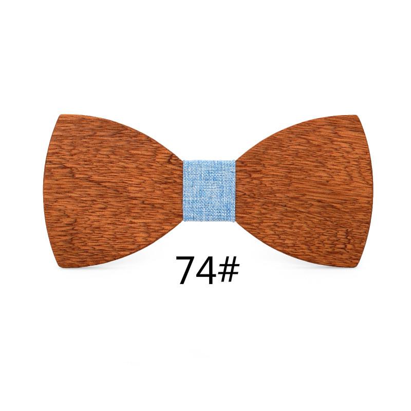 Wood Bow Tie Mens Wooden Bow Ties Party Business Butterfly Cravat Party Ties For Men Wood Ties