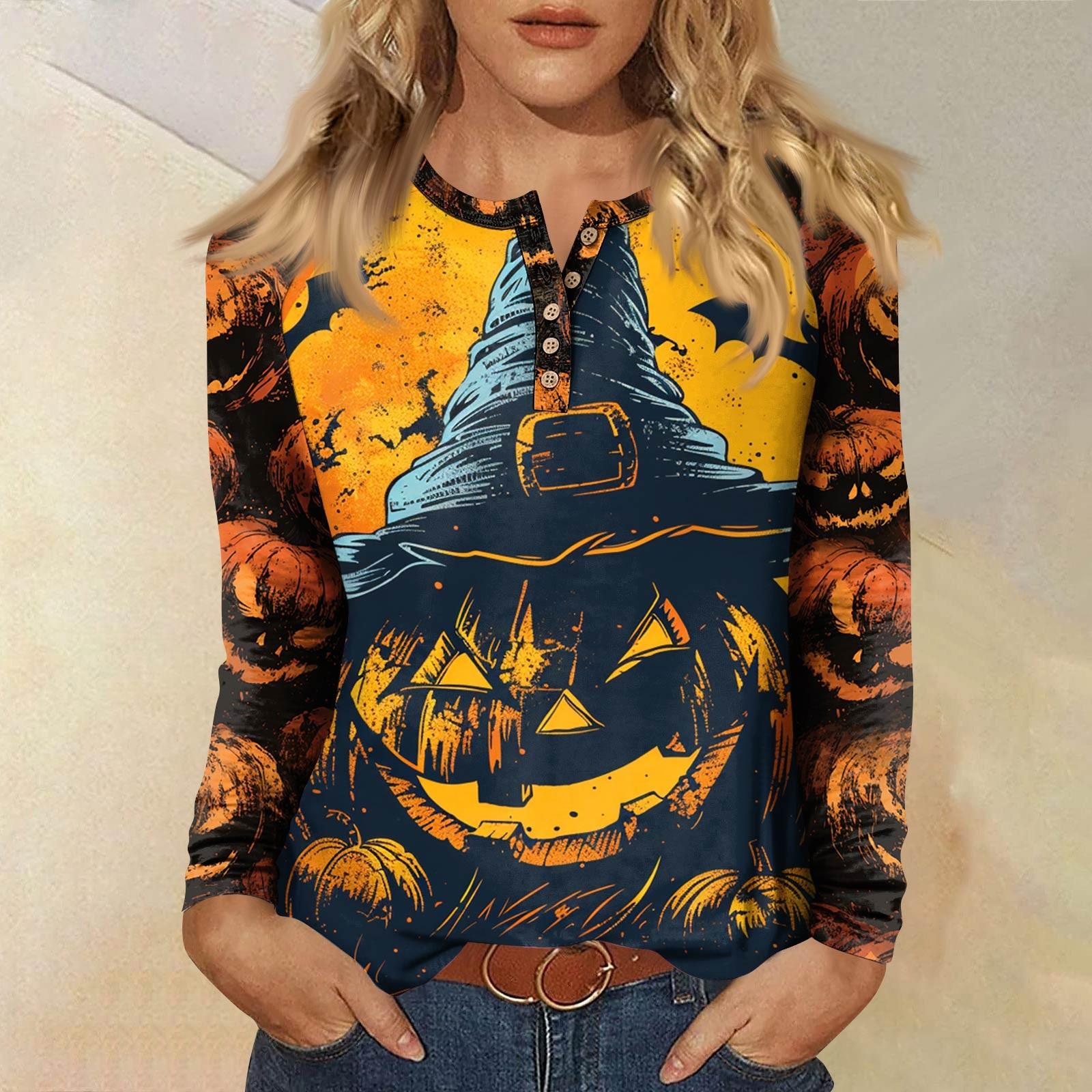 

Женская футболка с принтом, длинный рукав, повседневная мода, базовая, круглый вырез, пуговицы, рукав реглан, топ L