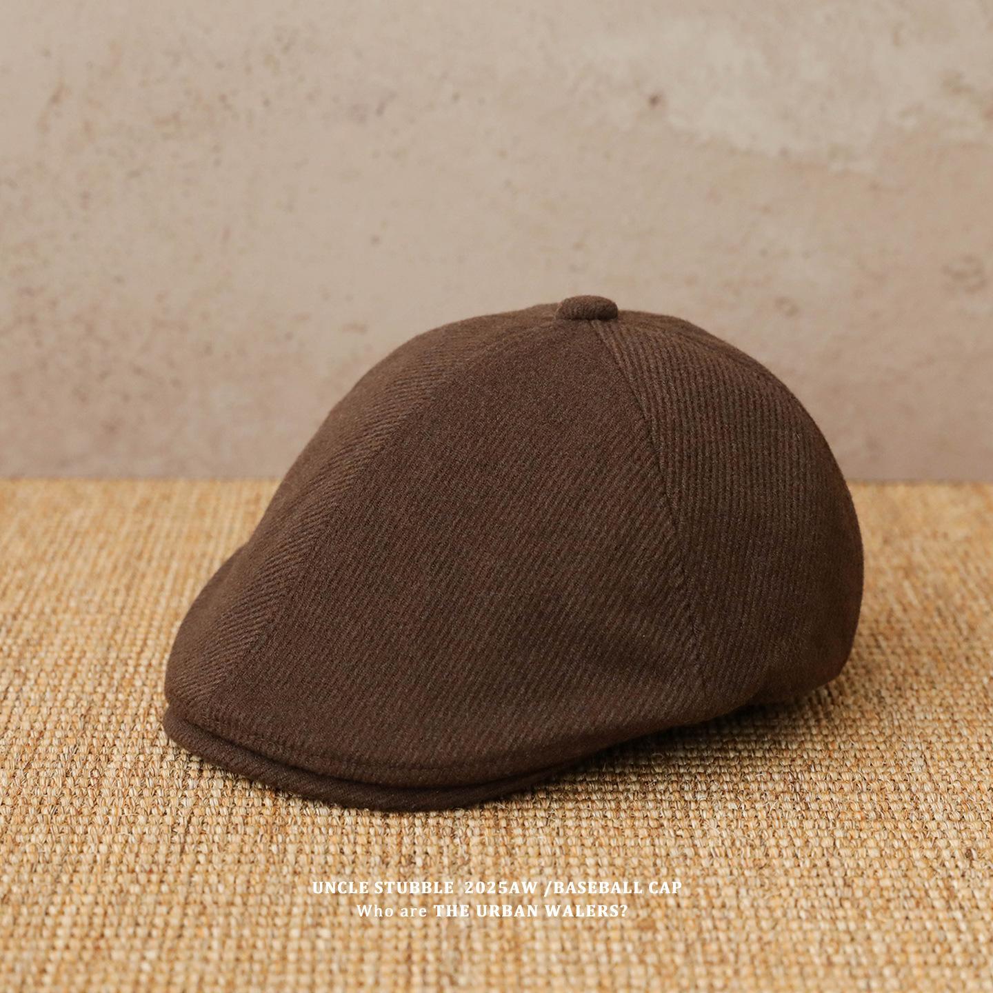 

Кепка вперед Ретро и Универсальная для мужчин и женщин Художественная шляпа художника Британский стиль Головной убор Кепка газетчика adjustable