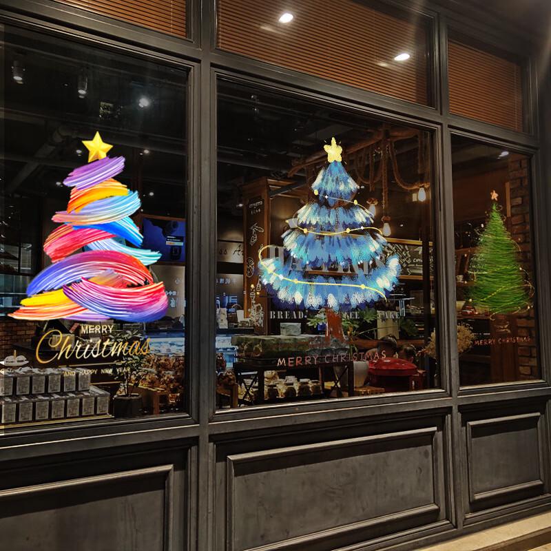 

УФ Рождественская елка Наклейка на окно