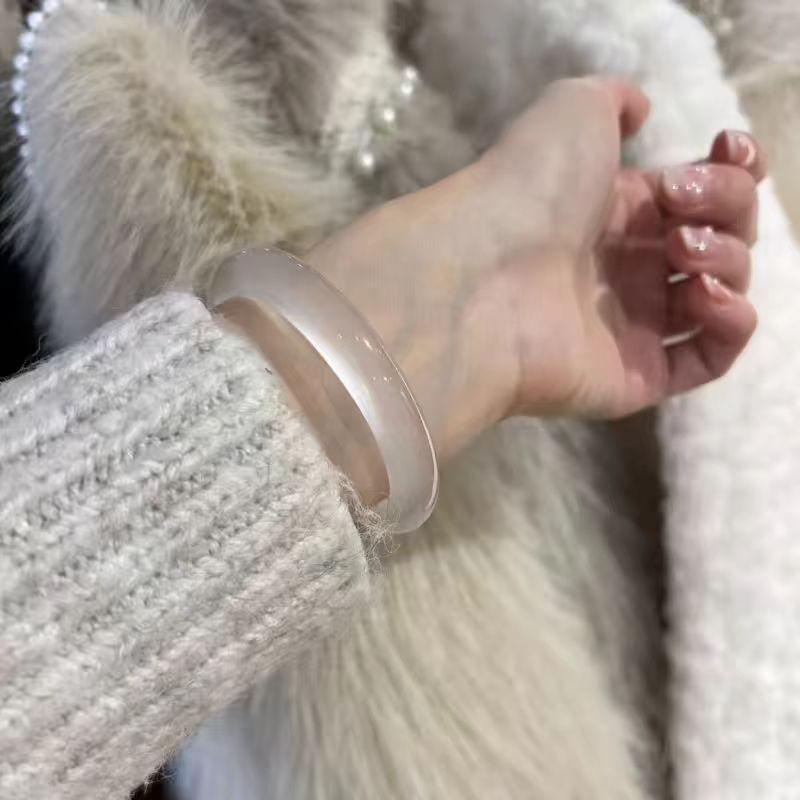 

1 шт. натуральный нефритовый браслет модный браслет с подвесками нефритовый женский подарок 64MM