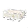 Portable Food Serving Tray with Lid Meal Organizer Reusable Good Sealing for Family Gatherings