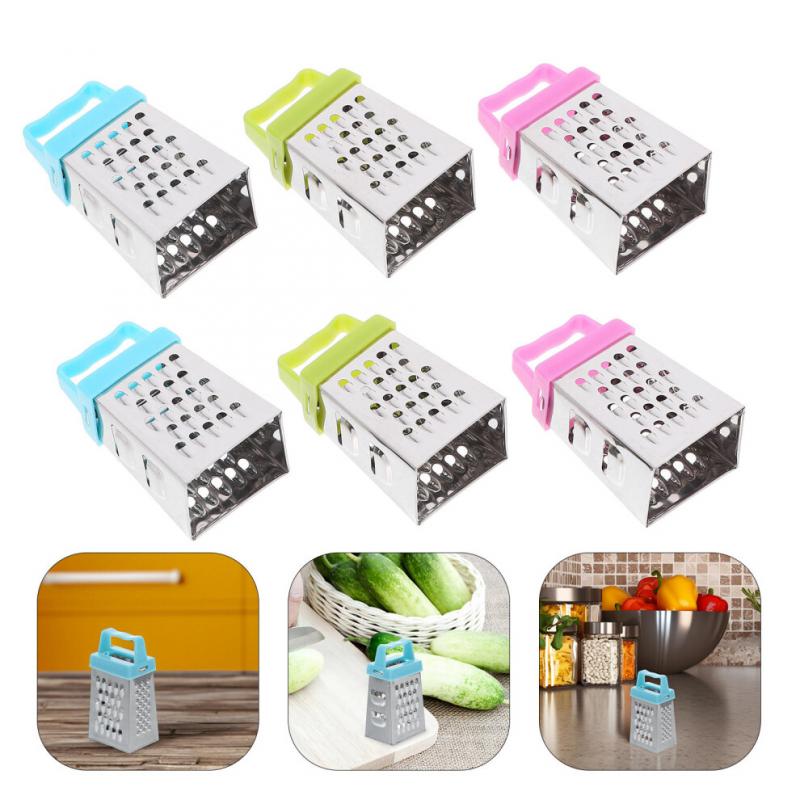 Tools For Grating Ginger Mini Box Plastic Slice 6pcs