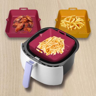 Silikonový hrnec do horkovzdušné fritézy Horkovzdušné fritézy Trouba Pečicí plech na pizzu Smažené kuře Příslušenství k horkovzdušné fritéze Pečicí pánev Opakovaně použitelná podložka