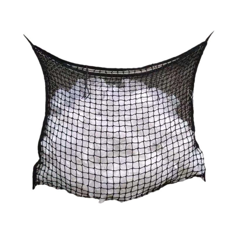 

для кормушки для сена, большая вместимость, сетчатые мешки для сушеной соломы, медленная кормушка для лошадей чёрный