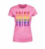 S4E Women's Rainbow Pride T-Shirt LGBTQ Love Is Love Wins Shirts