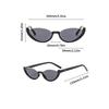 Small Cat Eye Sunglasses Women Vintage Composite Shades Fashion Luxury Designer UV400 Sun Glasses Trendy New