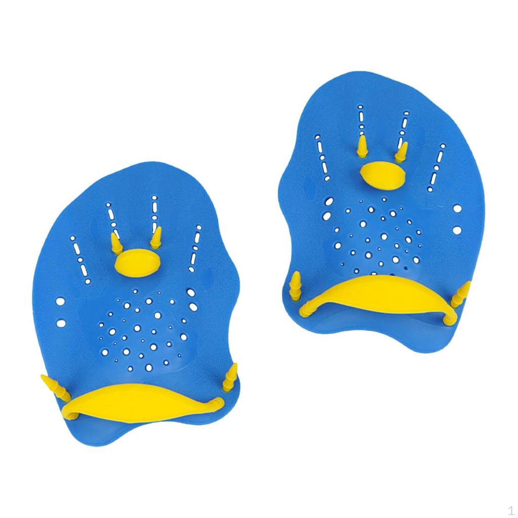 2 Pieces Swimming Hand Paddles Webbed Flippers for Women Men Adults Children pink S
