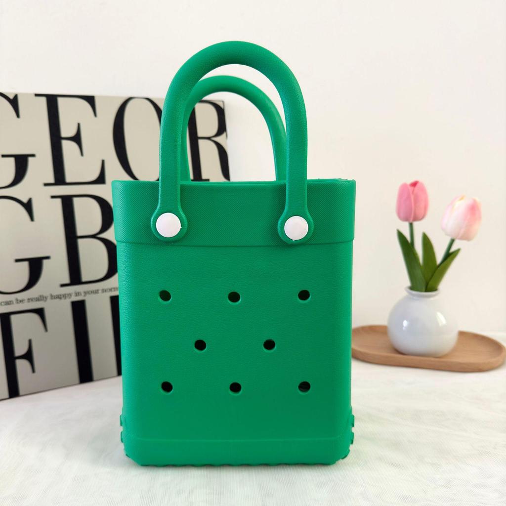 EVA Cartoon Waterproof Hole Bag: Summer DIY Mini Handbag