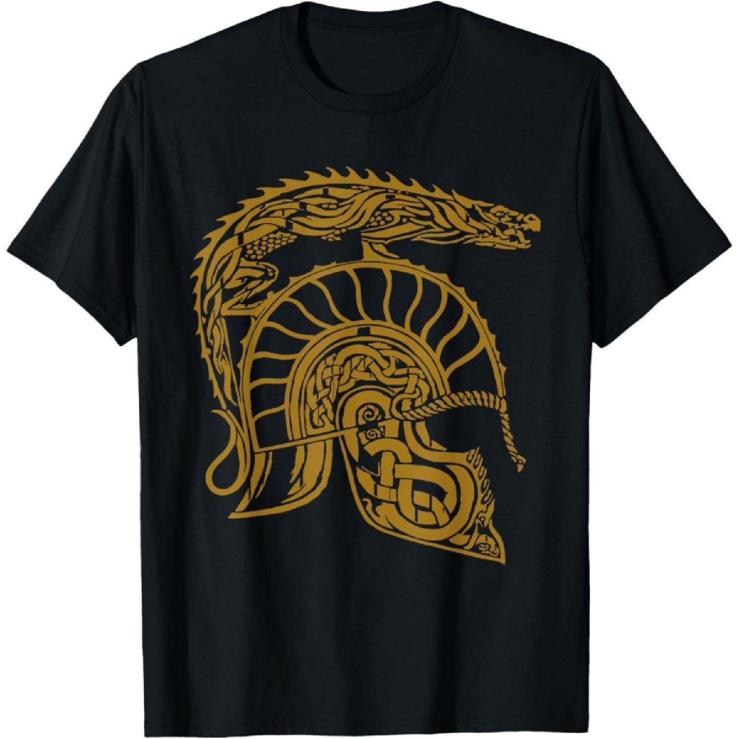 Римский шлем гладиатора Легионер Воин Арена Древняя футболка S