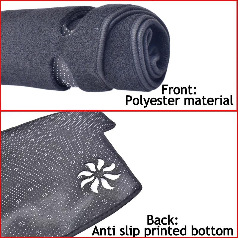 For Toyota Highlander 2020-2025 (Without HUD) Car Dashmat Anti-UV Dashboard Cover Dash Mat Sunshade Carpet Protector Accessories