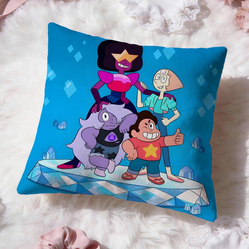 S-Steven Universe FutureS Cushion Cover Premium Comfort Reversible Pillow Cove -Two in One Design for Any Room & Car Interior