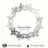 1 Set Sticker Oglindă Acrilică 3D Living Dormitor Dantelă Oglindă Birou Acasă Autocolante de Perete Decaluri Autocolante Decor Acasă