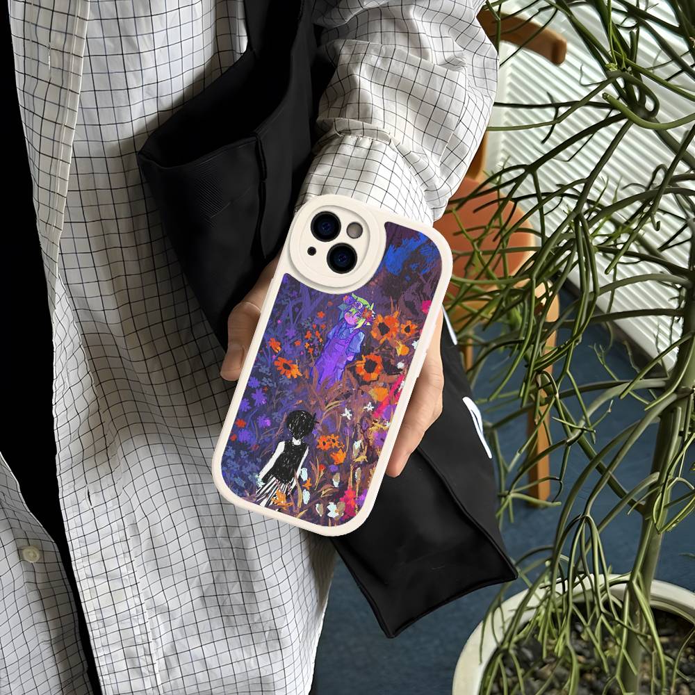 O-Omori Game Phone Case For IPhone 16 15 14 13 12 11 Pro Max Plus Leather Shockproof Cover