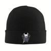Hollow Knight Gra Czapki Dzianinowe dla Kobiet Unisex Czapki Zimowe Beanie Czapka z Motywem Ducha Kreskówka Ciepła Czapka Akrylowa