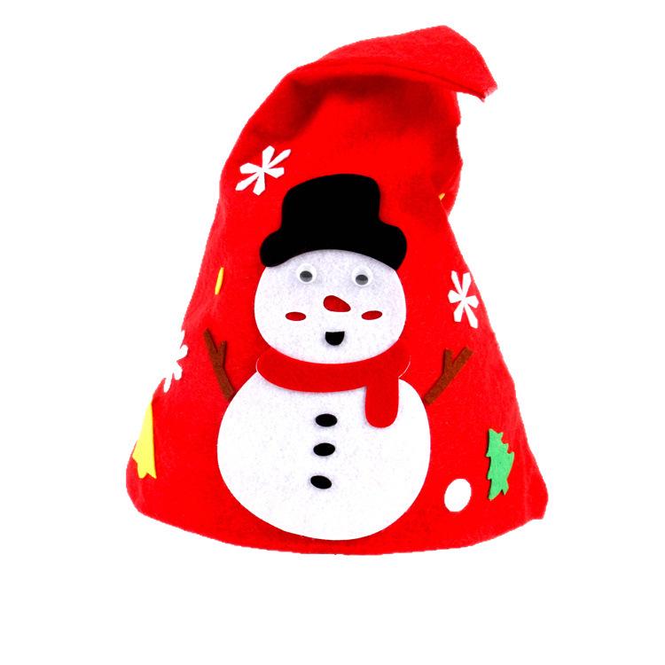 Christmas DIY Non-Woven Hat Kit for Kids: Craft Your Own Festive Hat