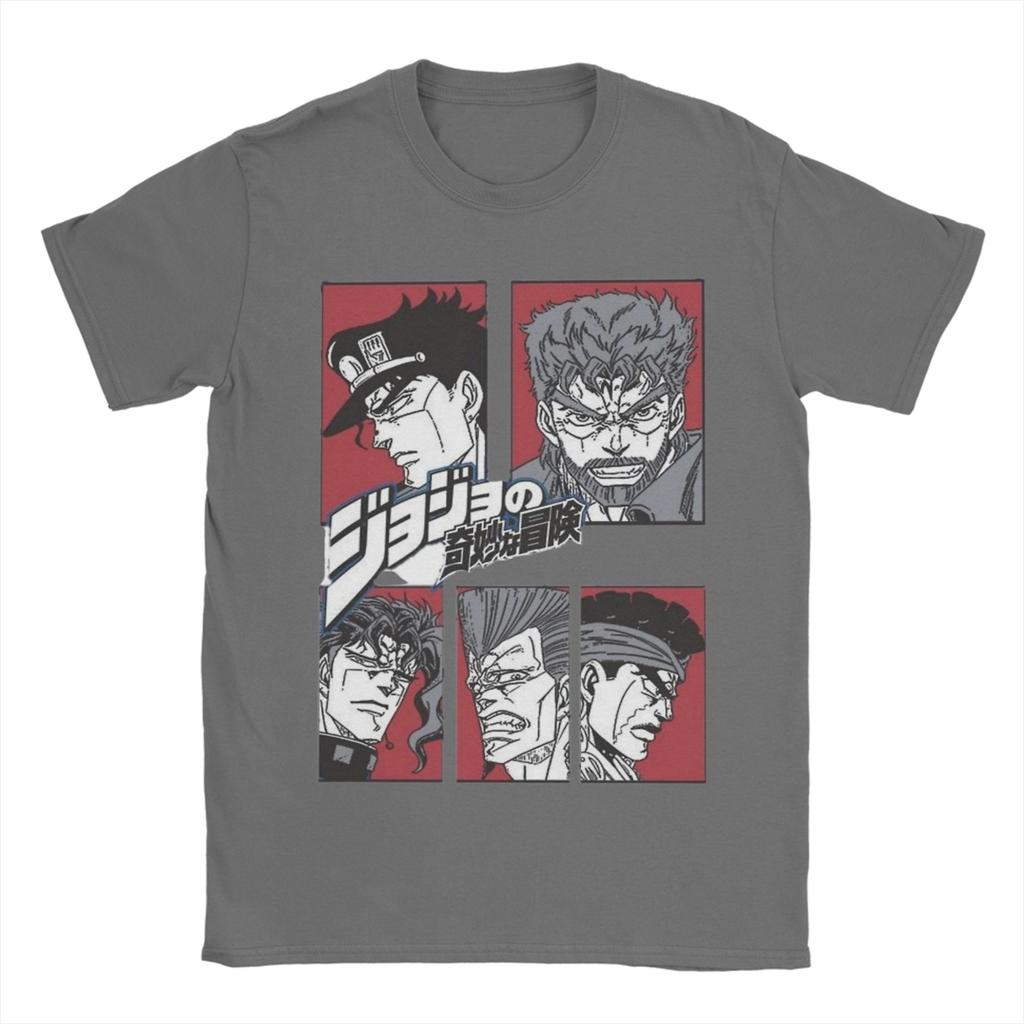 Cool Chrono Pulse Fighters JoJos Bizarre Adventure TShirt for Unisex O Neck  Cotton T Shirt  Short Sleeve Tee Shirt Clothing