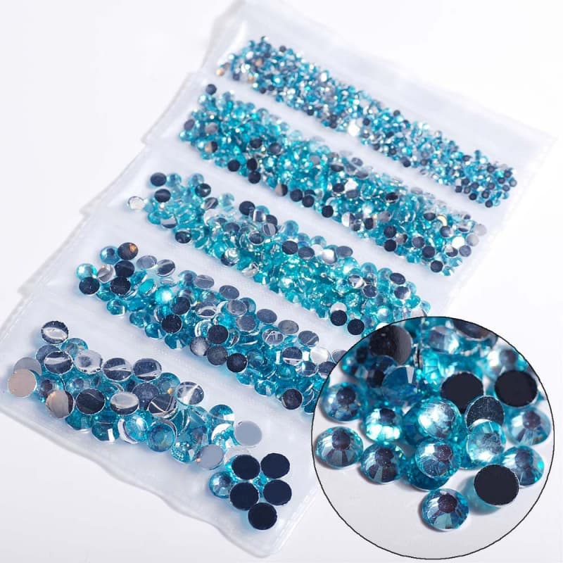 Jewelry Mobile Phone Rhinestone 1000PC Manicure 2-6mm DIY Resin 5-Piece Bag Beauty Rhinestone