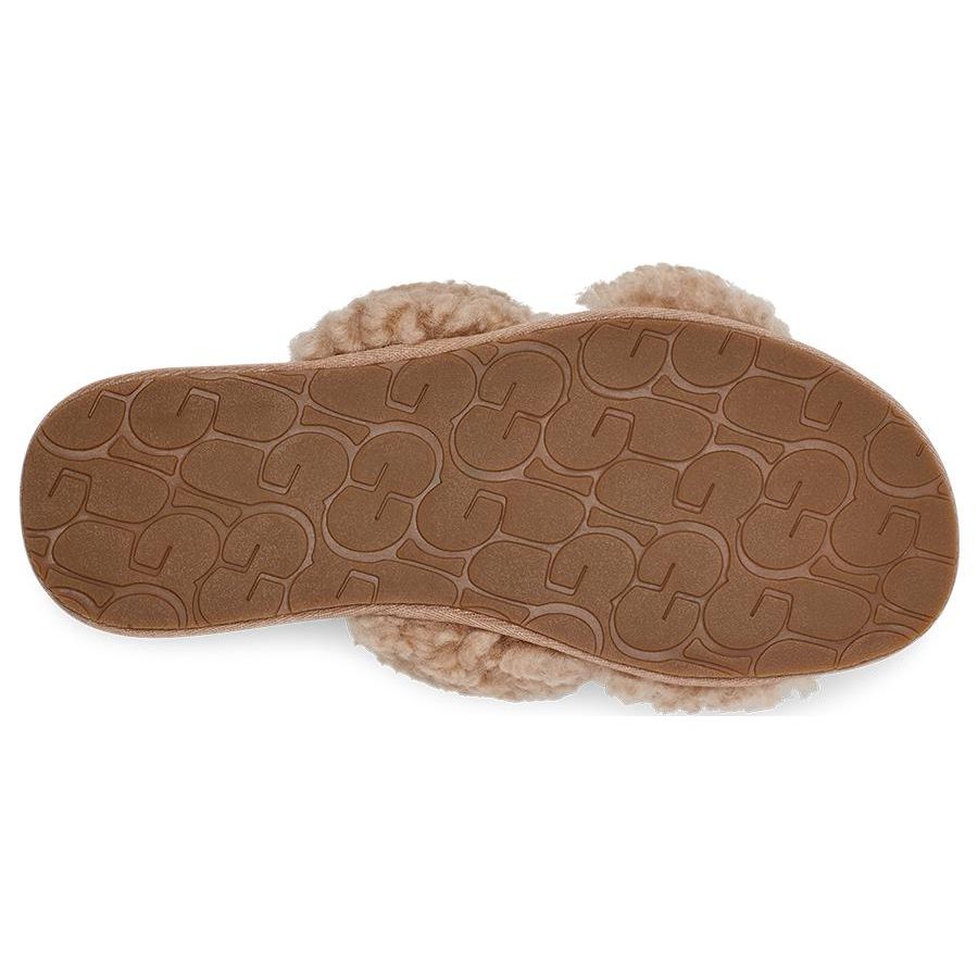 UGG Women's Maxi Curly Scuffetta Slipper Sand 1130837-SAN