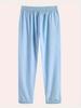 2024 Women's Cotton Linen Pants Summer Loose Trousers Female Vintage Ankle-Length Wide Leg Trousers Fashion Office Ladies Bottom