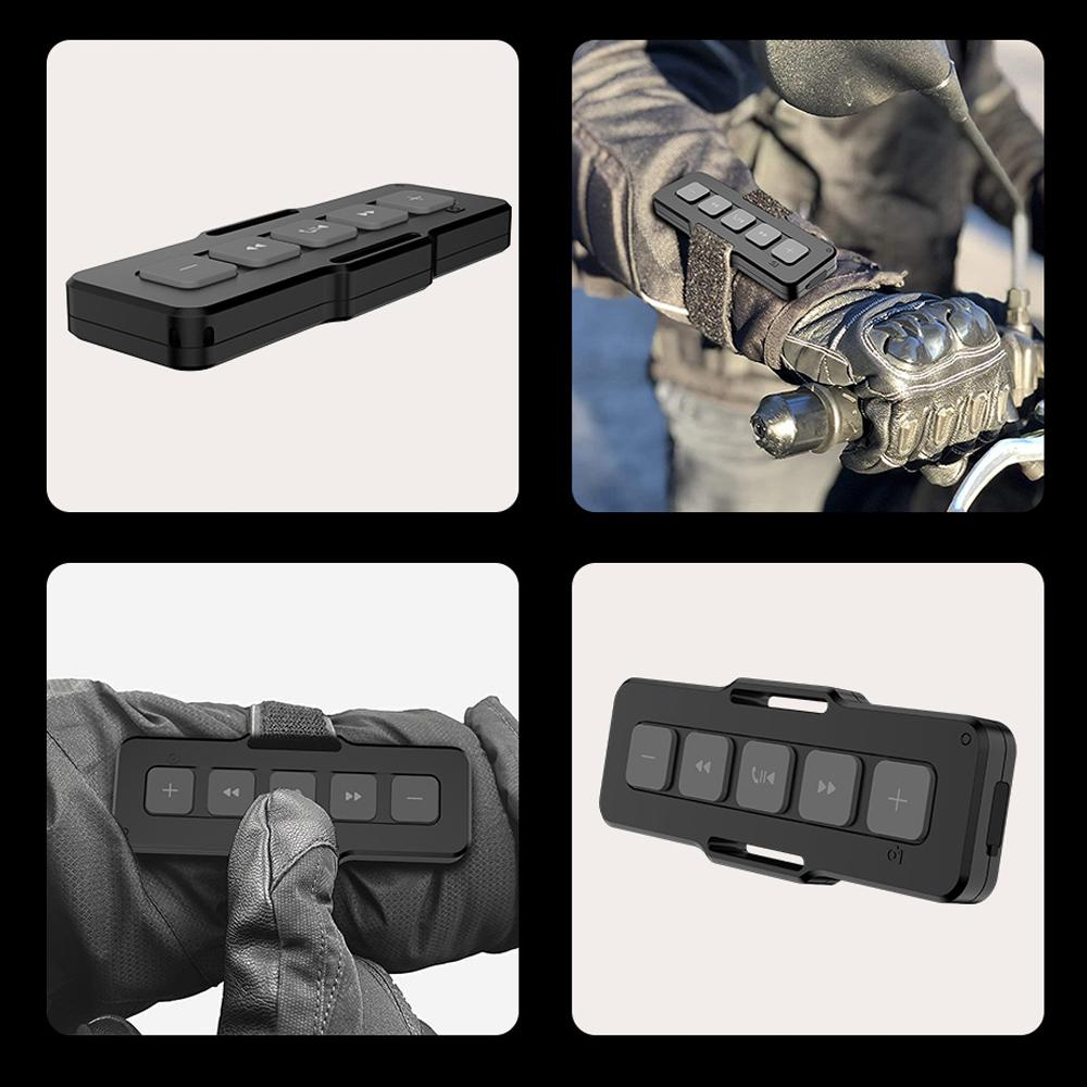 Waterproof Bluetooth 5.0 Wireless Motorcycle Remote Controller For Car Outdoor Sports Hands-free Calls