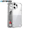KEYSION Four-Corners Shockproof Transparent Case for Nothing CMF Phone 2 Pro 1 TPU+PC Clear Phone Cover for CMF Phone 1 2 Pro