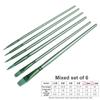 4/6 Pcs Watercolor Brush Pointed Round Flat Head Soft Hair Beginner'S Art Student Hand Drawn Watercolor Nylon Painting Material