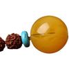 Natural Beeswax Amber Round Bead Bracelet Accessory