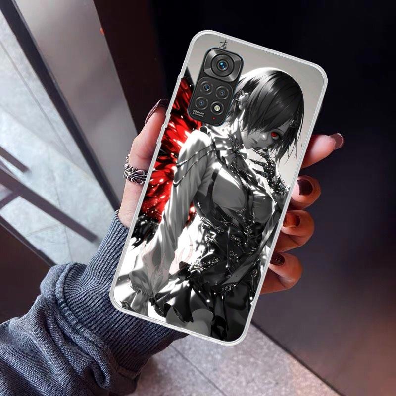 

G-Ghoul Tokyo Touka Kirishima Phone Case For Xiaomi Redmi Note 10 11 12 13 14 15 Pro Plus 11S 12S 14S 11T 11E 10S Soft TPU Back Redmi Note 12 4G