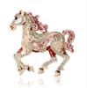 The Little Horse Brooch Is A Creative Animal Brooch With Exquisite Diamond-encrusted Accessories, A Decorative Brooch